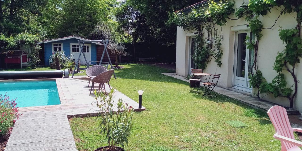 Merig'Home Chambre Bd Climatisee Dans Maison Avec Piscine Au Calme En Ville, Sdb & Toilettes Prives Angoulême Exteriér fotografie