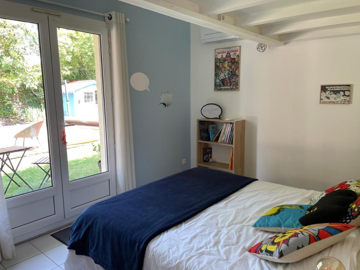 Merig'Home Chambre Bd Climatisee Dans Maison Avec Piscine Au Calme En Ville, Sdb & Toilettes Prives Angoulême Exteriér fotografie